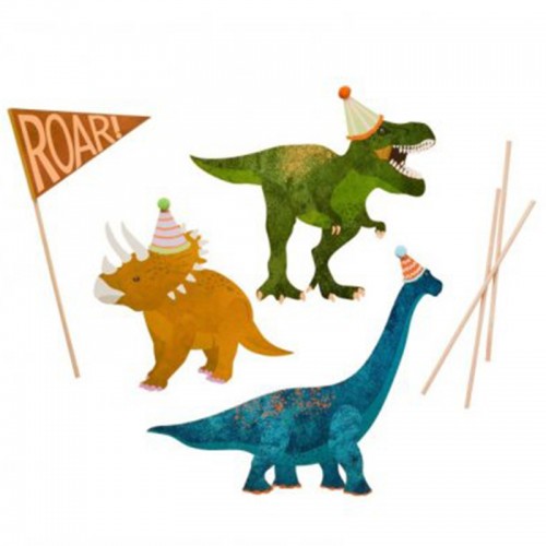 Topo Bolo Dinossauros Festa